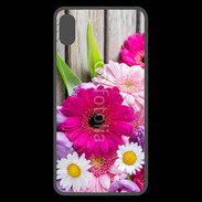 Coque  iPhone XS Max Premium Bouquet de fleur sur bois