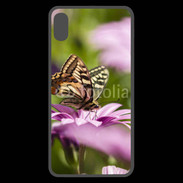 Coque  iPhone XS Max Premium Fleur et papillon