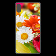 Coque  iPhone XS Max Premium Fleurs des champs multicouleurs