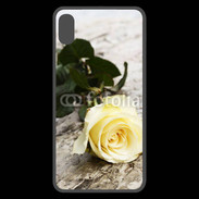 Coque  iPhone XS Max Premium Belle rose Jaune 50