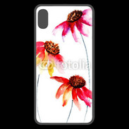 Coque  iPhone XS Max Premium Belles fleurs en peinture