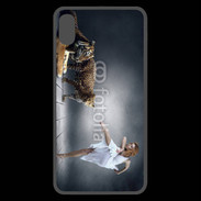 Coque  iPhone XS Max Premium Danseuse avec tigre