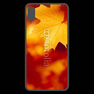 Coque  iPhone XS Max Premium feuilles d'automne