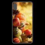 Coque  iPhone XS Max Premium fruits et légumes d'automne 2