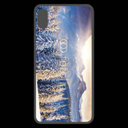 Coque  iPhone XS Max Premium Montagne enneigée et ensoleillée