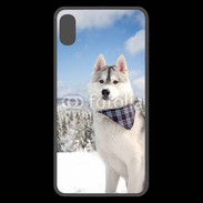 Coque  iPhone XS Max Premium Husky hiver 2