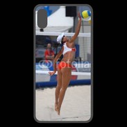Coque  iPhone XS Max Premium Beach Volley féminin 50