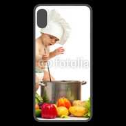 Coque  iPhone XS Max Premium Bébé chef cuisinier