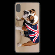 Coque  iPhone XS Max Premium Bulldog anglais en tenue