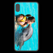 Coque  iPhone XS Max Premium Bisou de dauphin
