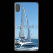 Coque  iPhone XS Max Premium Catamaran en mer