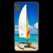 Coque  iPhone XS Max Premium Bateau plage de Cuba