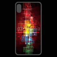 Coque  iPhone XS Max Premium Fond abstrait coloré