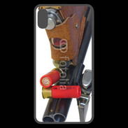 Coque  iPhone XS Max Premium Fusil de chasse et couteau