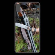 Coque  iPhone XS Max Premium Fusil de chasse et couteau 2