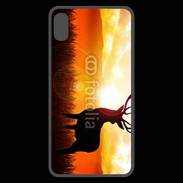 Coque  iPhone XS Max Premium Silhouette d'un cerf 5