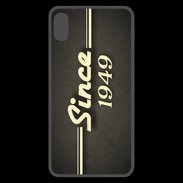 Coque  iPhone XS Max Premium Since 1949 gris