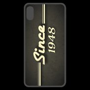 Coque  iPhone XS Max Premium Since 1948 Gris