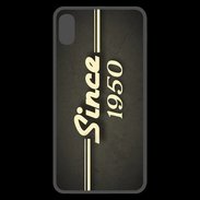 Coque  iPhone XS Max Premium Since 1950 gris