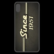 Coque  iPhone XS Max Premium Since 1951 gris