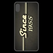 Coque  iPhone XS Max Premium Since 1955 gris