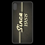 Coque  iPhone XS Max Premium Since 1958 gris