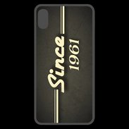 Coque  iPhone XS Max Premium Since 1961 gris
