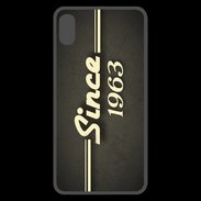 Coque  iPhone XS Max Premium Since 1963 gris