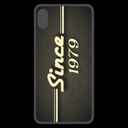 Coque  iPhone XS Max Premium Since 1979 gris