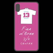 Coque  iPhone XS Max Premium 3/4 centre D Bonus offensif-défensif Rose