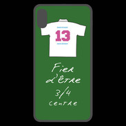 Coque  iPhone XS Max Premium 3/4 centre D Bonus offensif-défensif Vert