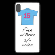 Coque  iPhone XS Max Premium 3/4 arrière Bonus offensif-défensif Blanc 2