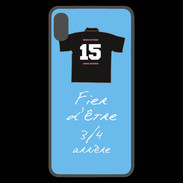 Coque  iPhone XS Max Premium 3/4 arrière Bonus offensif-défensif Bleu 2