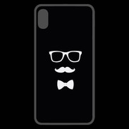Coque  iPhone XS Max Premium moustache & noeud 1