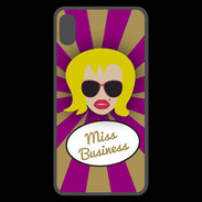 Coque  iPhone XS Max Premium Miss business Blonde