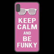 Coque  iPhone XS Max Premium Keep Calm Funky Rose