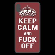 Coque  iPhone XS Max Premium Keep Calm Fuck Off Brique