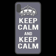 Coque  iPhone XS Max Premium Keep Calm Gris