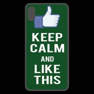 Coque  iPhone XS Max Premium Keep Calm Like This Vert