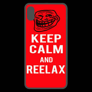 Coque  iPhone XS Max Premium Keep Calm Reelax Rouge