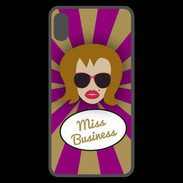 Coque  iPhone XS Max Premium Miss business Rousse