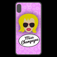 Coque  iPhone XS Max Premium Miss Champagne Blonde