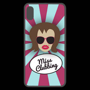 Coque  iPhone XS Max Premium Miss Clubbing Chatain