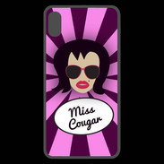 Coque  iPhone XS Max Premium Miss Cougar Brune
