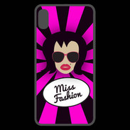 Coque  iPhone XS Max Premium Miss Fashion Brune