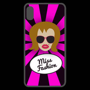 Coque  iPhone XS Max Premium Miss Fashion Rousse