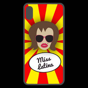 Coque  iPhone XS Max Premium Miss Latina Chatain