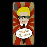 Coque  iPhone XS Max Premium Mister Business Blond