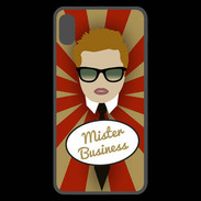 Coque  iPhone XS Max Premium Mister Business Roux