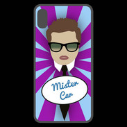 Coque  iPhone XS Max Premium Mister Car Chatain